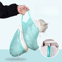 HKM-8840125 Adjustable Cat Grooming Bag for Bathing and Nail Trimming - Anti-Scratch Restraint Mesh Design