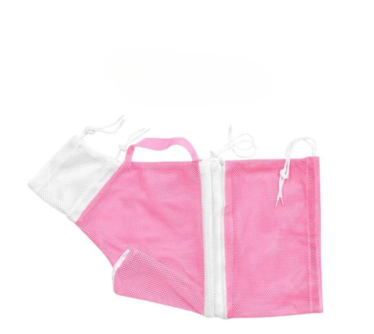 HKM-8840125 Adjustable Cat Grooming Bag for Bathing and Nail Trimming - Anti-Scratch Restraint Mesh Design