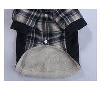 HKM-8841277 Cozy Cotton Cashmere Coat for Small Dogs - Teddy VIP Pomeranian Style