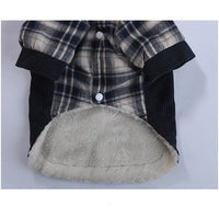 HKM-8841277 Cozy Cotton Cashmere Coat for Small Dogs - Teddy VIP Pomeranian Style