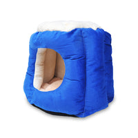 HKM-8841661 Cotton Semi-Enclosed Cat Tent Nest for Cozy Pet Comfort - Size S & L Available