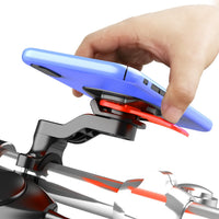 HKM-884243 Mobile Phone Holder for Bicycle - Shockproof, Rotating Design, Suitable for Navigation