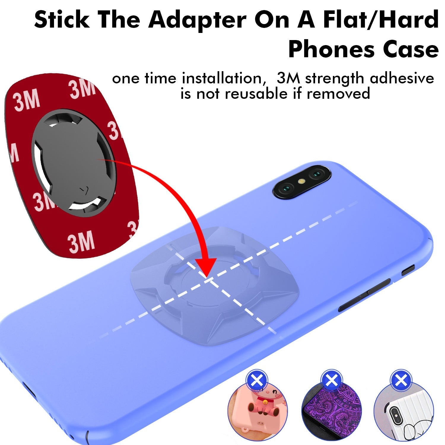 HKM-884243 Mobile Phone Holder for Bicycle - Shockproof, Rotating Design, Suitable for Navigation