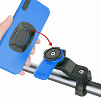 HKM-884243 Mobile Phone Holder for Bicycle - Shockproof, Rotating Design, Suitable for Navigation