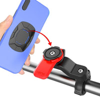 HKM-884243 Mobile Phone Holder for Bicycle - Shockproof, Rotating Design, Suitable for Navigation