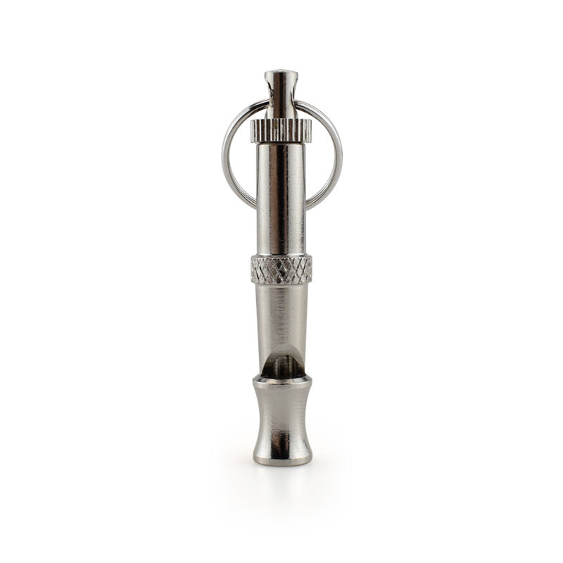 HKM-8843453 Ultrasonic Adjustable Metal Dog Flute for Effective Pet Training