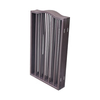 HKM-8844221 Freestanding Folding Arc Wooden Dog Gate for Doorways and Stairs - Dark Brown