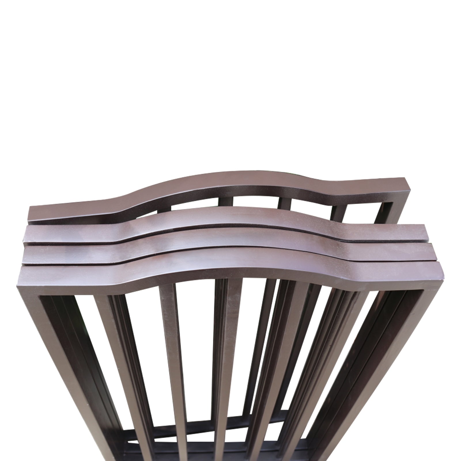 HKM-8844221 Freestanding Folding Arc Wooden Dog Gate for Doorways and Stairs - Dark Brown