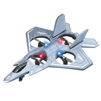 HKM-884499 Remote Control Foam Airplane Drone for Kids - Indoor and Outdoor Fun, 4 Channels, 50-100m Range