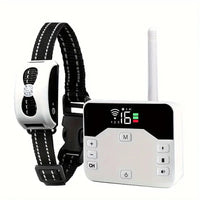 HKM-8845885 Rechargeable Waterproof Electronic Dog Trainer with Remote Control and Bark Stopper