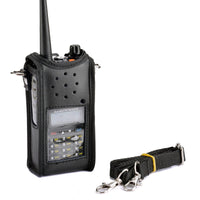 HKM-884627 Baofeng BF-UV9RPLUS Walkie-Talkie Waterproof Leather Protective Case with Strap