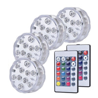 HKM-884755 Submersible Remote Control LED Diving Light for Water Features and Decor