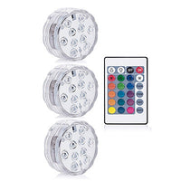 HKM-884755 Submersible Remote Control LED Diving Light for Water Features and Decor