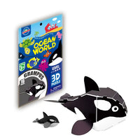 HKM-884819 3D Cardboard Animal Model Puzzle - DIY Educational Early Learning Toy for Creative Play