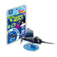 HKM-884819 3D Cardboard Animal Model Puzzle - DIY Educational Early Learning Toy for Creative Play