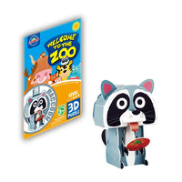 HKM-884819 3D Cardboard Animal Model Puzzle - DIY Educational Early Learning Toy for Creative Play
