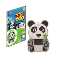 HKM-884819 3D Cardboard Animal Model Puzzle - DIY Educational Early Learning Toy for Creative Play