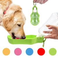 HKM-8848445 Portable Pet Water Bottle with Removable Top for Dogs and Cats - 250ML Capacity