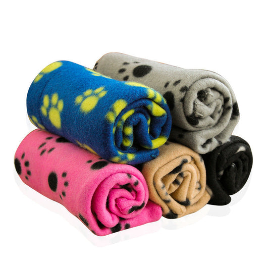 HKM-8849213 Soft and Cozy Double-Sided Velvet Pet Blanket for Dogs and Cats, Available in 5 Colors