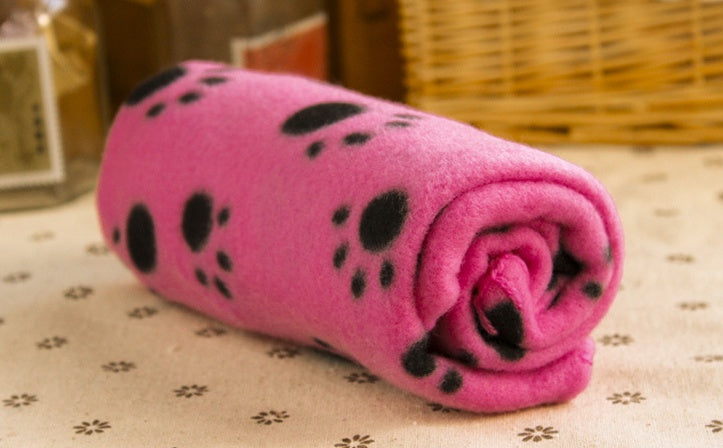 HKM-8849213 Soft and Cozy Double-Sided Velvet Pet Blanket for Dogs and Cats, Available in 5 Colors