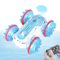 HKM-884947 Amphibious 4x4 Remote Control Car with Lights and Gesture Control, Multi-Terrain 360 Degree Rotation