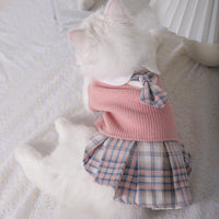 HKM-8849981 Charming Princess Style Dress for Female Pets - Available in Pink and Green