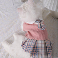 HKM-8849981 Charming Princess Style Dress for Female Pets - Available in Pink and Green