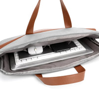 HKM-885075 15.6-Inch PU Leather Tote Briefcase for Women - Large Capacity Business Laptop Bag