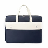HKM-885075 15.6-Inch PU Leather Tote Briefcase for Women - Large Capacity Business Laptop Bag