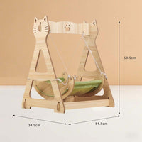 HKM-8851645 Lounge Chair Cat Bed with Hanging Design for Comfort and Play