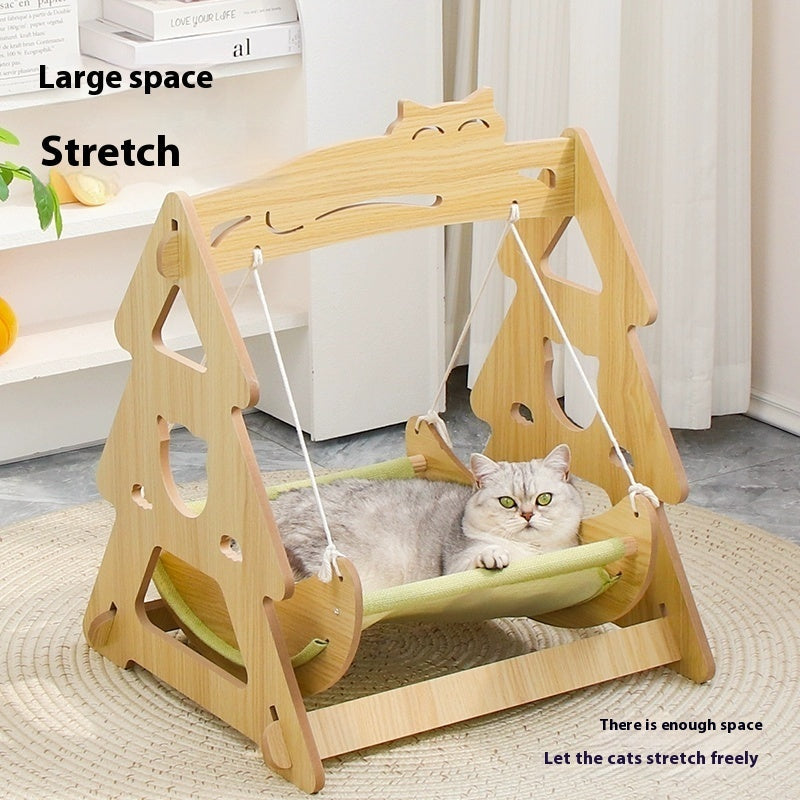 HKM-8851645 Lounge Chair Cat Bed with Hanging Design for Comfort and Play