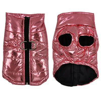 HKM-8852541 Glossy Cotton Pet Vest Jacket for Dogs - Available in Bright Colors and Various Sizes