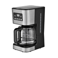 HKM-885267 12-Cup Programmable Drip Coffee Maker with Glass Carafe and LCD Display