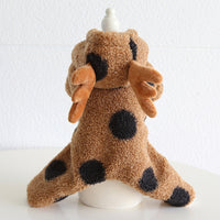 HKM-8854717 Polka Dot Elk Design Pet Clothing for Cats and Dogs in Multiple Sizes