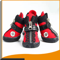 HKM-8854973 Stylish Casual Pet Shoes with Warm Wetsuit Fabric in Orange Yellow