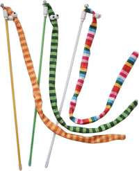 HKM-8855613 Interactive Plush Cat Teaser Wand with Colorful Design for Fun Playtime