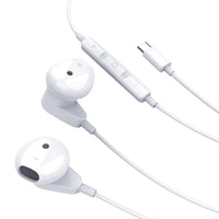 HKM-885587 Wired In-Ear Earphones with Microphone and Volume Control for iPhone 15 - Super Bass Sound