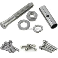 HKM-885715 M12 SS316 Drop-In Anchor Bolt Fastener with Nut and Washer Fitting