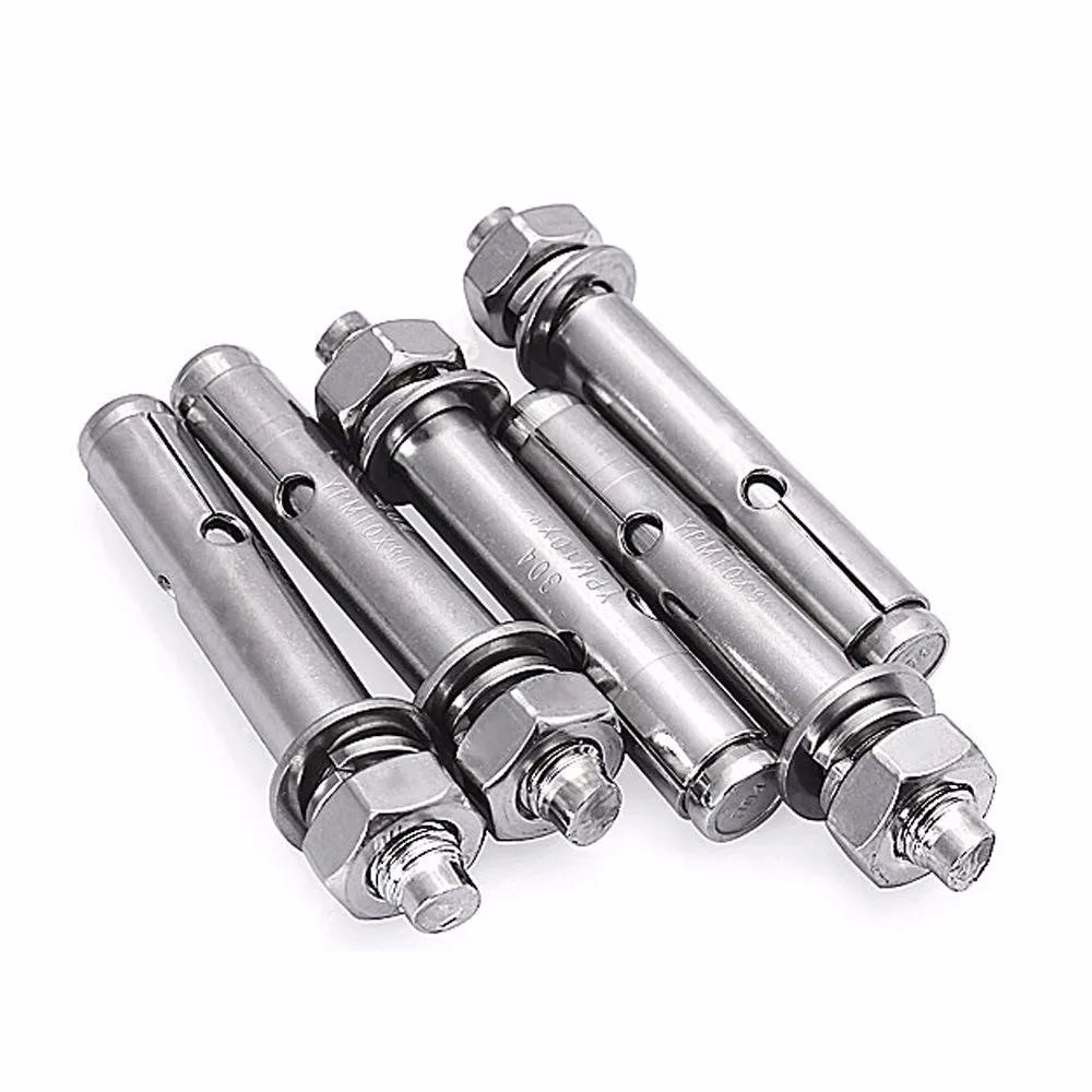 HKM-885715 M12 SS316 Drop-In Anchor Bolt Fastener with Nut and Washer Fitting
