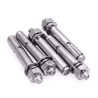 HKM-885715 M12 SS316 Drop-In Anchor Bolt Fastener with Nut and Washer Fitting