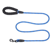 HKM-8857917 Reflective Nylon Dog Leash in Multi-Color for Medium and Large Breeds