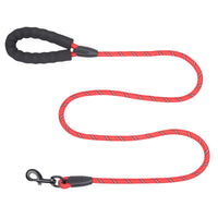 HKM-8857917 Reflective Nylon Dog Leash in Multi-Color for Medium and Large Breeds