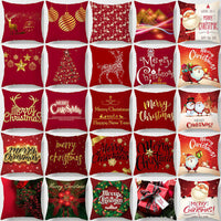HKM-885843 Peach Skin Velvet Pillowcase - Digital Printed Design, 44 cm x 44 cm