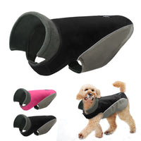 HKM-8858685 Waterproof Two-Legged Dog Ski Suit for Autumn and Winter in Black and Rose Red, Sizes S-XXL
