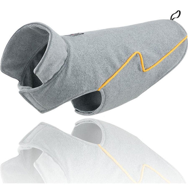 HKM-885907 Reflective Polar Fleece Winter Dog Coat - Comfortable and Thick Reversible Vest for Outdoor Activities