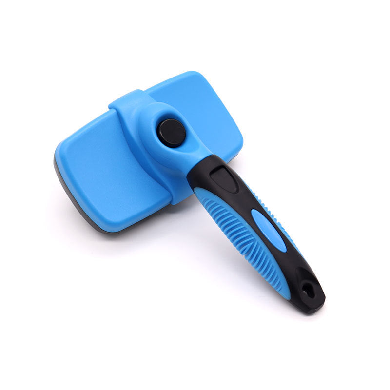 HKM-8859709 Minimalist Plastic Dog Comb Brush in Various Colors