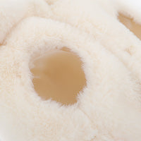 HKM-8862269 Elegant Bow Plush Coat for Dogs - Breathable Two-Legged Spring & Autumn Wear