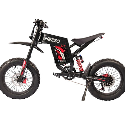 HKM-886227 D5 Electric Bike 3000W 60V 30Ah 20-Inch Fat Tire, Max Speed 70KM/H, Range 120-150Km