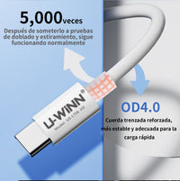 HKM-886227 USB-C to USB-C Cable, 1M Length, 60W Power Delivery, Data Transfer Speed of 480 Mbps, PVC Material