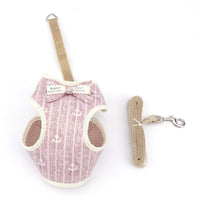 HKM-8864445 Adjustable Dog Chest Strap - Breathable Mesh Pet Vest with Leash in Various Colors